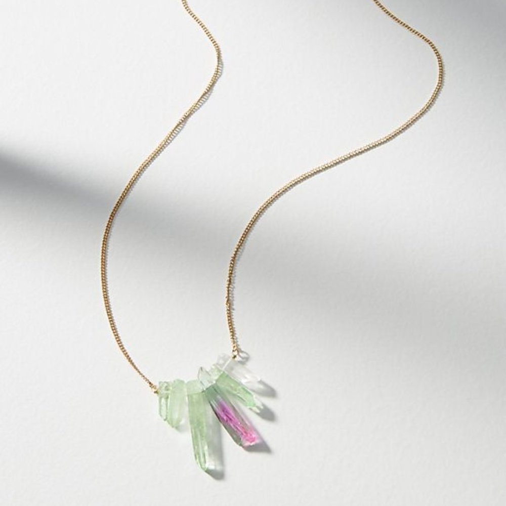 Quartz Shards Pendant Necklace